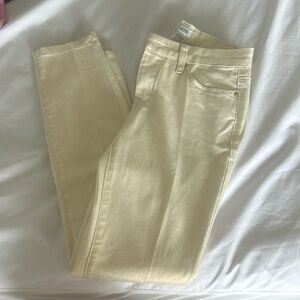 Cache Gold Shimmer Jeans